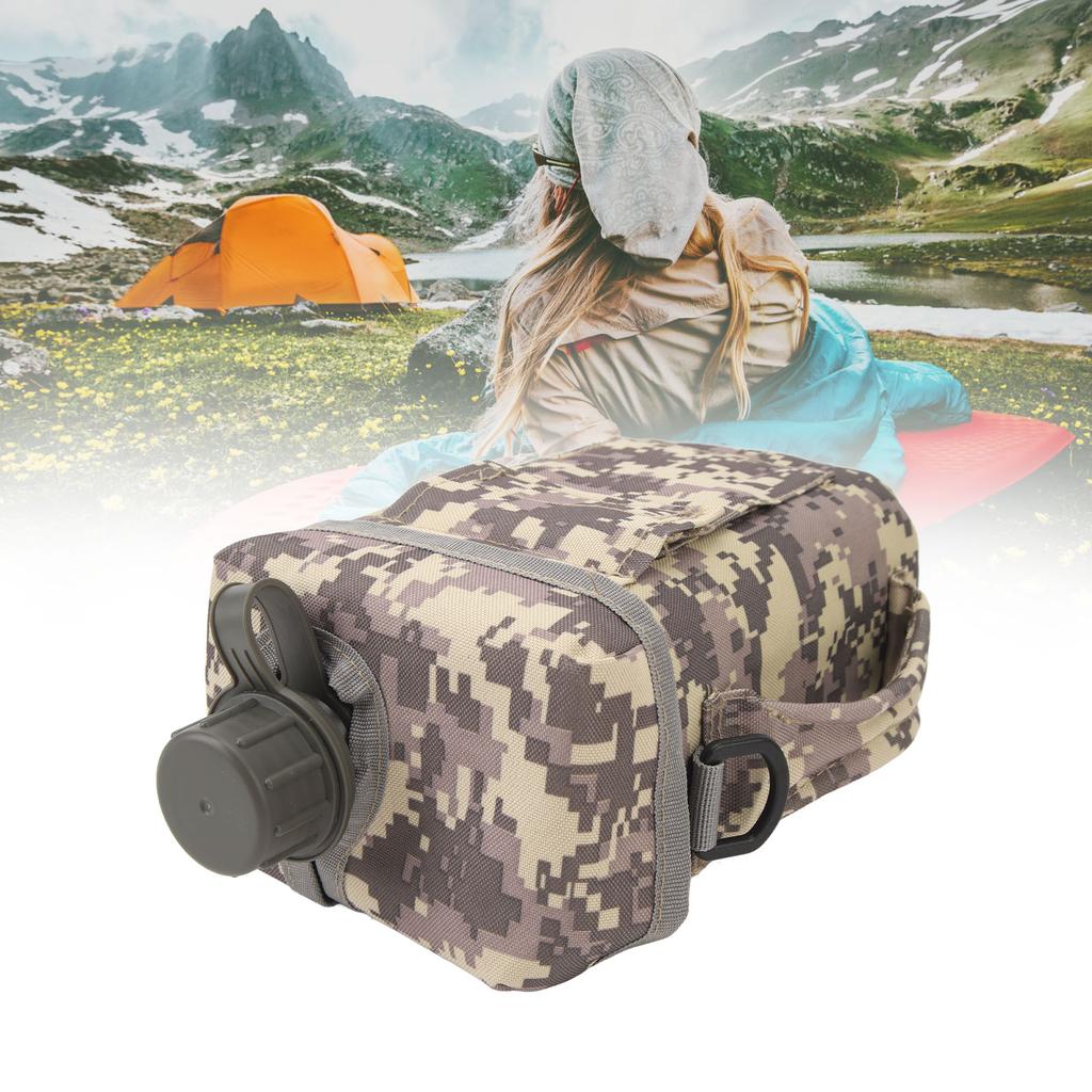 Insulated Water Bottle Portable 2L Large Capacity Outdoor Water Flask Jug for Riding Hiking Type 1