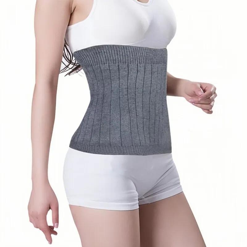 Cashmere Waist Support Warmer Elastic Waist Belt for Cold Weather Kidney Stomach Back Warming Brace Abdominal Protect for Women