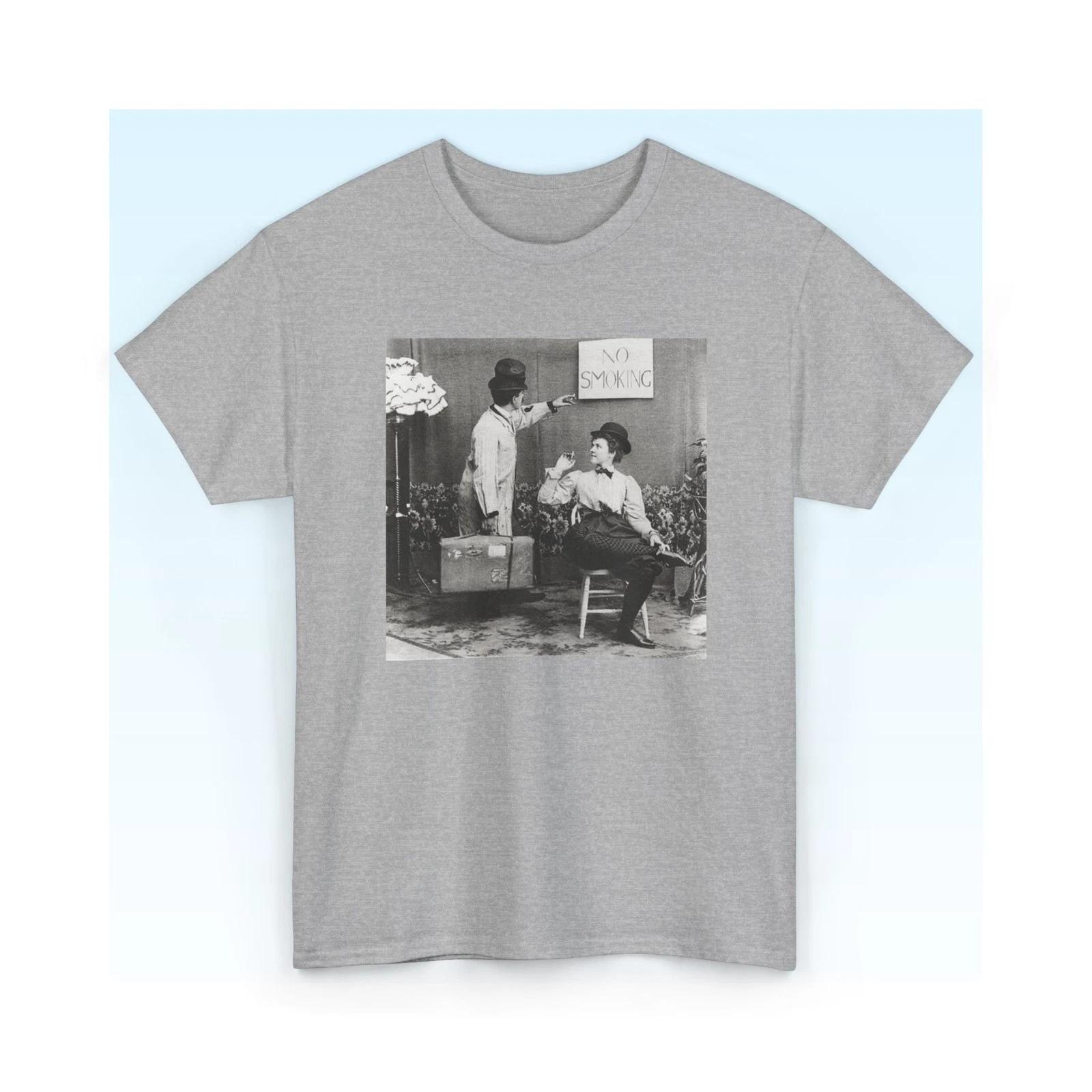 Sarcastic Humor Funny No Smoking T-Shirt , Old Photo T-Shirt S-5XL L