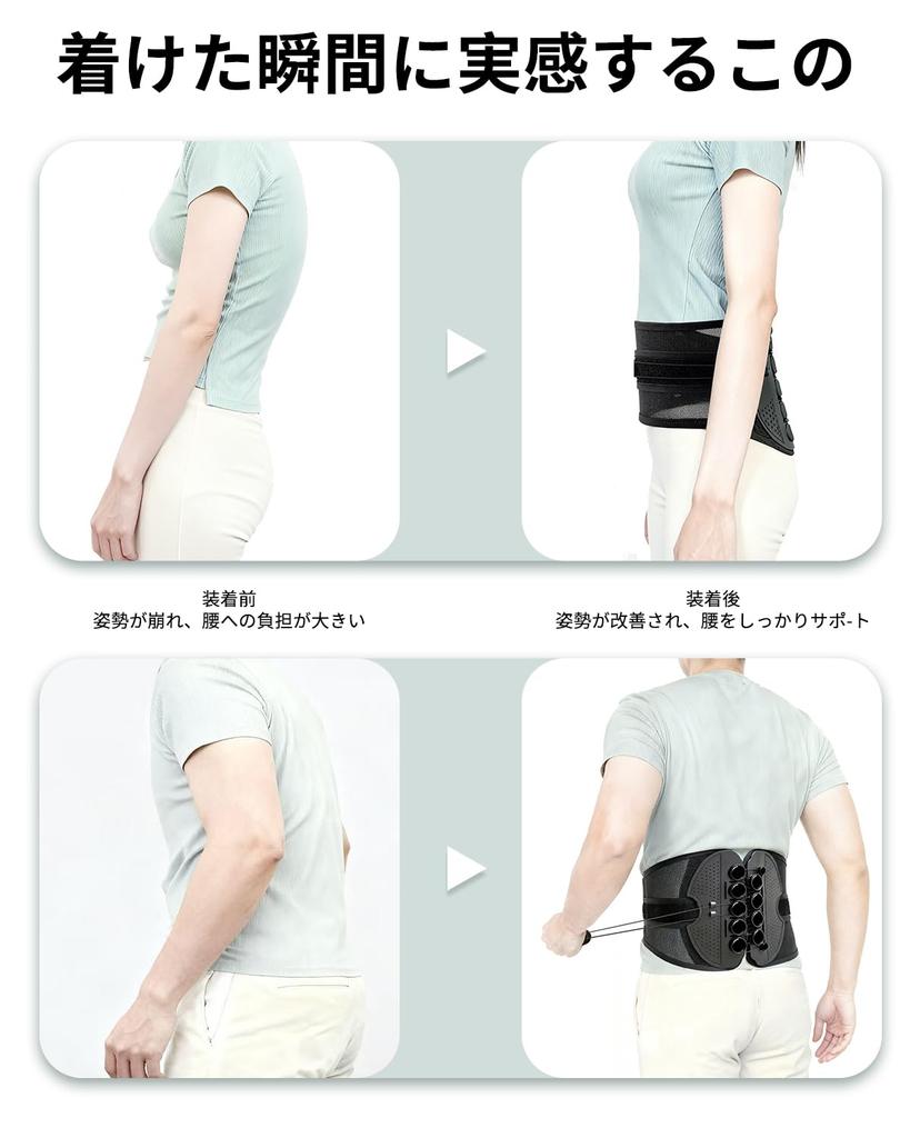 Lumbar Support Lower Back Pain Lower Back Pain Relief Corset for Men and Pelvic Lower Back Corrects Pelvic Core Reduces Lower Back New Pulley