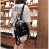 Hot Diamond Multi Purpose Backpack Women's Fashion Backpack Silver Soft Leather Leisure Travel Bag Schoolbag CLE