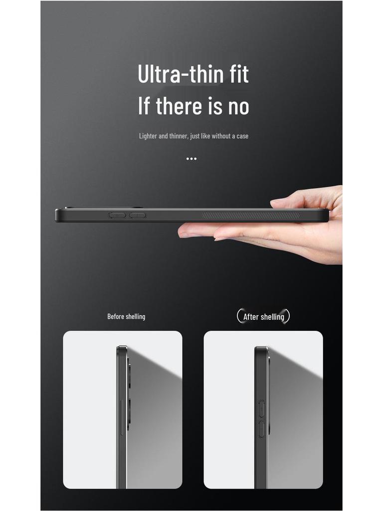 Compatible with OnePlus 15, Full Coverage Frosted Metal Protective Case with Lens Protection, Lightweight Business Hard Shell.