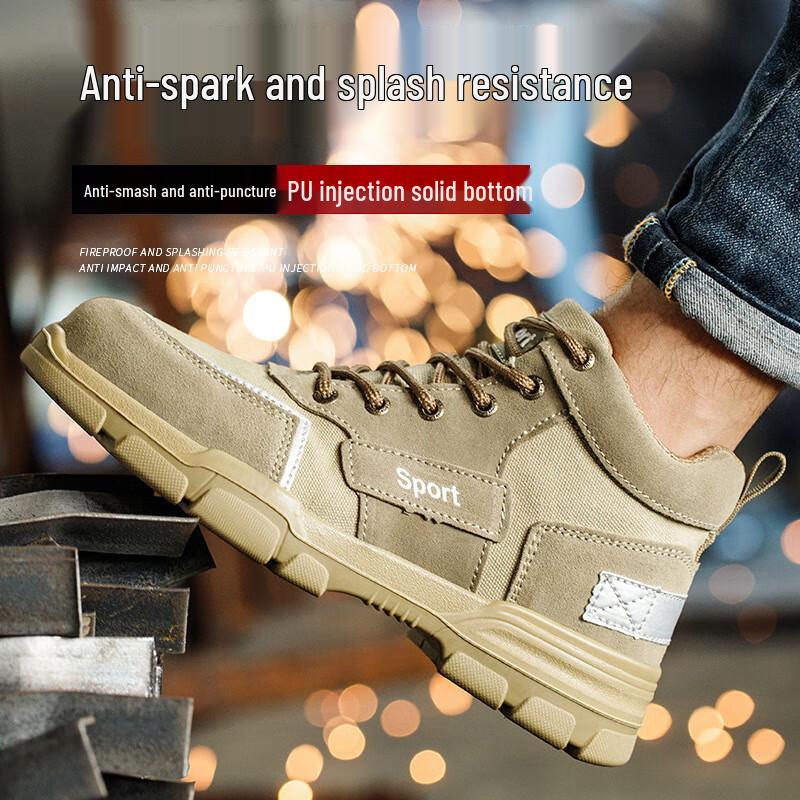 Huizumei Winter Steel Toe Safety Shoes