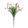 Outdoor Artificial Flowers UV Resistant Fake Plants,Faux Plastic Flower For Indoor Outside Hanging Plants Garden Porch Window Home Wedding Decor