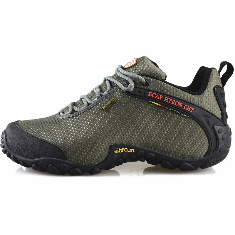 Mens Outdoor Mountain Climbing Shoes Mesh Non-Slip Breathable Trekking Hiking Shoes Waterproof Camping Soft Sneakers 39-46