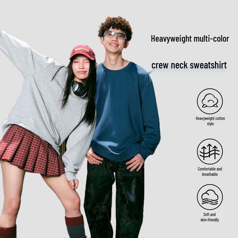 Warrior Men's Loose Fit Crewneck Pullover Sweatshirt