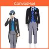 Vintage Cool Black Butler 4 Boarding School Arc Edgar Harmon Lawrence Greigrey Cosplay Outfit Set