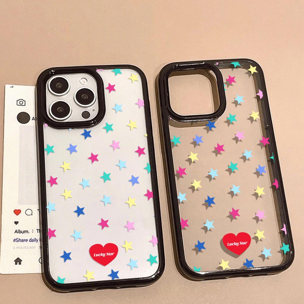 Acrylic Phone Case for iPhone 11 12 13 14 Pro 12 14 16 Pro Max for Samsung A16 A36 A56 S24 FE High-quality Painted Anti-fall Mobile Phone Case