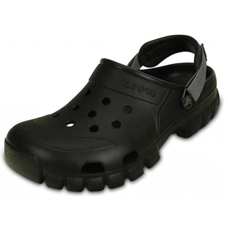 [CROCS] Off-road Sport Clog Sandals, Black/Graphite, Size 27 Cm