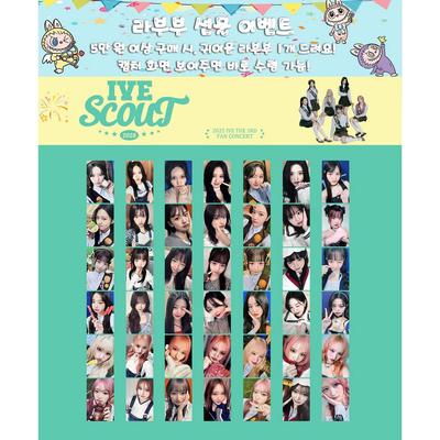 Same-day Shipping: IVE Photocard Concert Fan Admission Card, IVE SCOUT Photocard Album Goods Collection