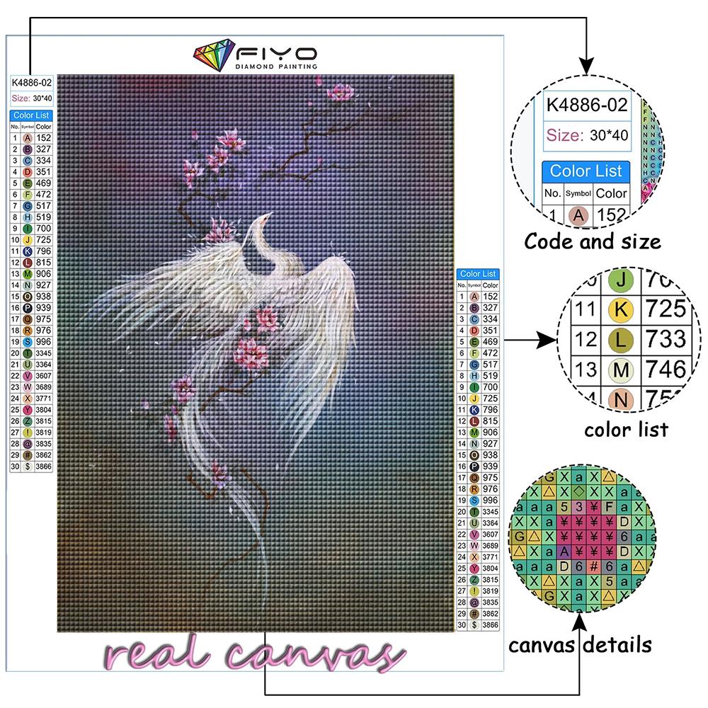 Zestaw do haftu krzyżykowego DIY diamentowy haft mityczna bestia feniks diamentowy obraz dekoracyjny do domu