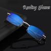 Classic Anti-radiation Presbyopia Glasses Ultra Light Unisex Square Reading Glasses Trendy Far-sighted Eyewear