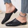 Summer women's bag head slippers flat bottom European and American large size shoes cool slippers new sandals non-slip flat slippers