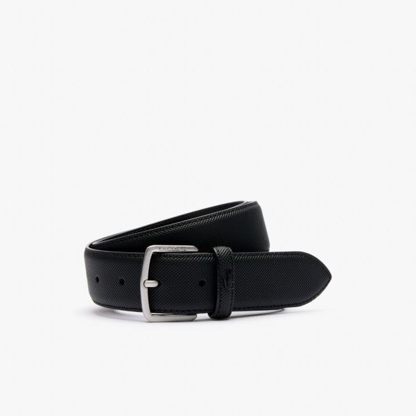 

LacoSte Men S claSSic Leather Belt 35mm Bb Rc4111m56g 000 110 black (000)/110
