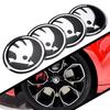 AAAJD1 4pcs 56/60mm Car Wheel Center Cover Hub Cap Auto Decoration Accessories For Skoda VRS Octavia 1 2 3 A5 Fabia Rapid Superb Yeti