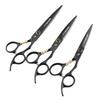 Black 6.0/6. 5/7.0 Inch Niepsen Black Steel Small Golden Tiger, Bearing Screw Hair Clipper, Haircut Flat