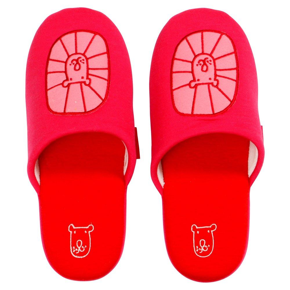 isso ecco Animal Toilet Mat, Paper Holder Cover, and Slippers Set (Lion)