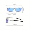 Non-Polarized Sunglasses Men Women Driving Mirror Eyeglasses Metal Frame Business Eyewear Men's Decorative Glasses