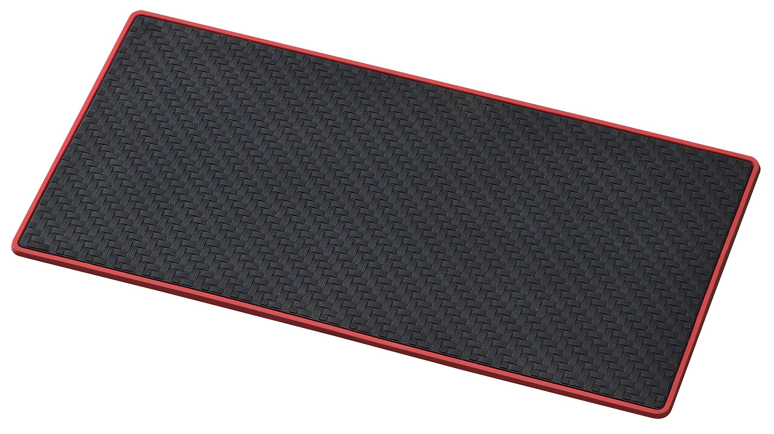 SEIWA Car Interior Accessories Mat Sheet Carbon Pattern Black W857 Non-Slip Anti-Slip чёрный