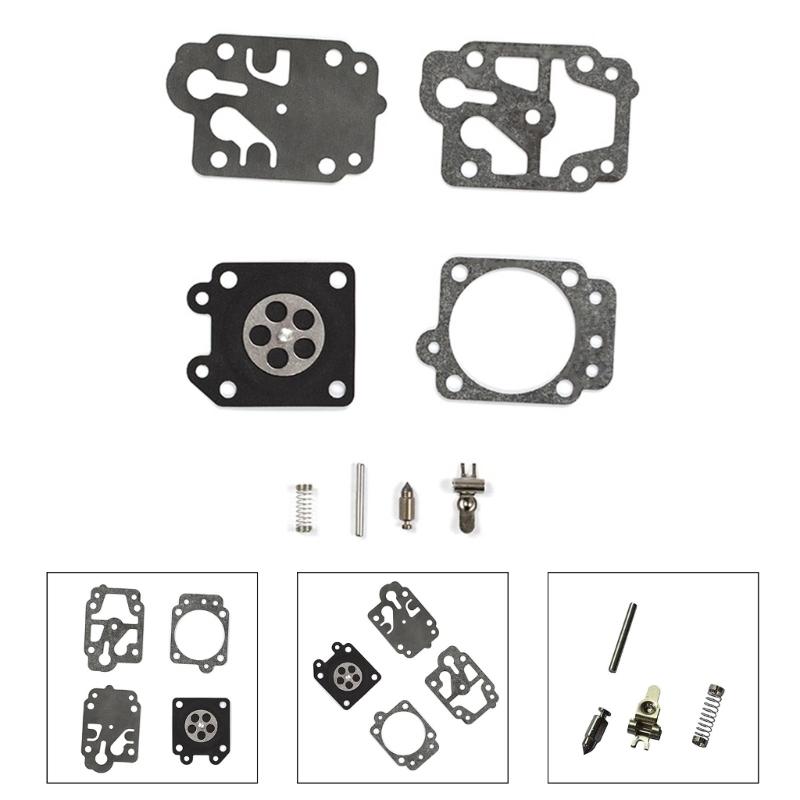 10Sets/1Set Carburetor Carb Rebuild Shadow Gasket Diaphragms Repair For 26cc 33cc 43cc 49cc 52cc Motorbike Dirt Pit Bike Durable