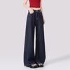 Women's Lyocell Blend High-Waist Wide-Leg Jeans