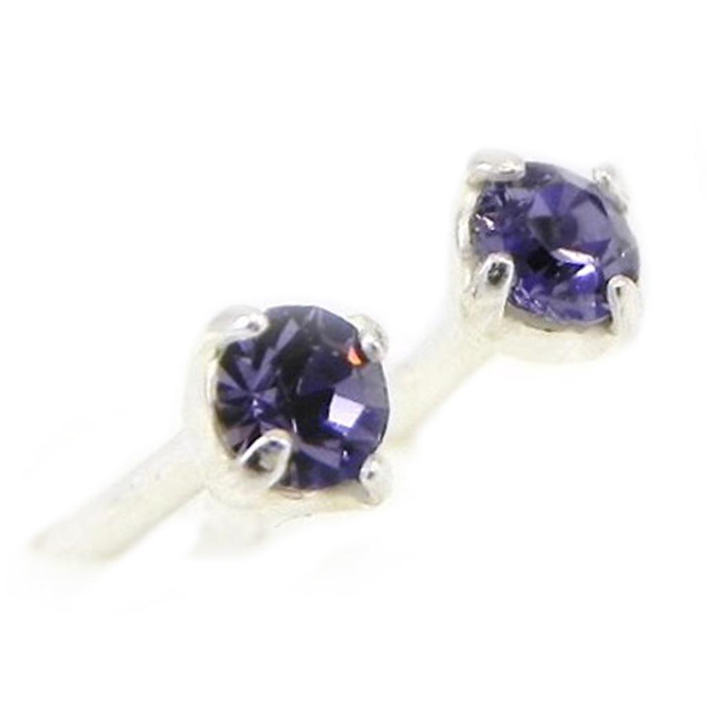 

Les Trésors De Lily [B7890] - Блестящий серебряный аметист 2 мм