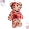 LIOOBO Plush Halloween Punk Bloody Plush Bear Halloween Bear Plush Keychain, Keychain, (Beige)