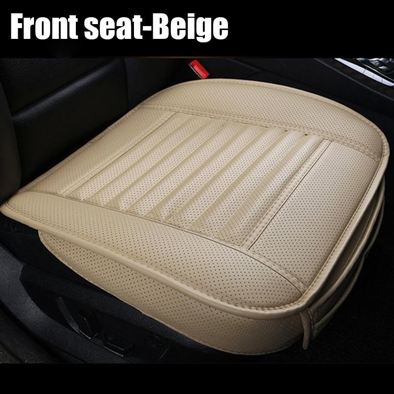 Upgrade PU Leather Full Front Seat Cover – Waterproof, Durable, Breathable – Universal Protector Cushion Pad (Cheap Luxury)