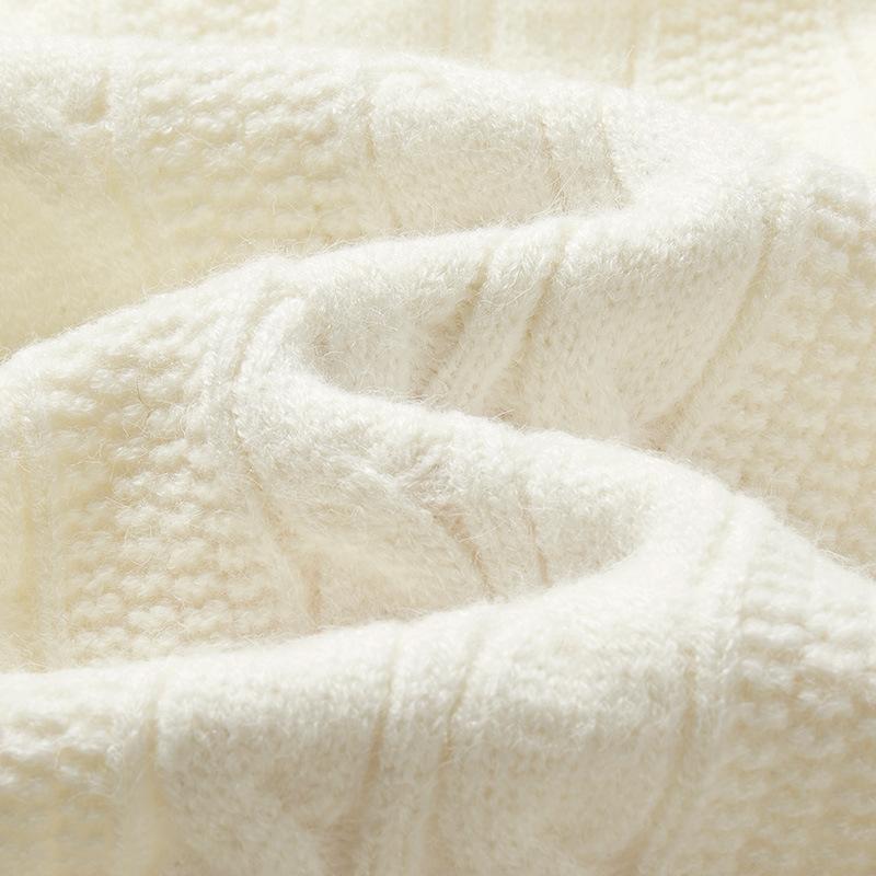 Autumn And Winter American Men'S Knitted Base Sweater New Trendy Versatile Wide Half High Collar Knitted Sweater