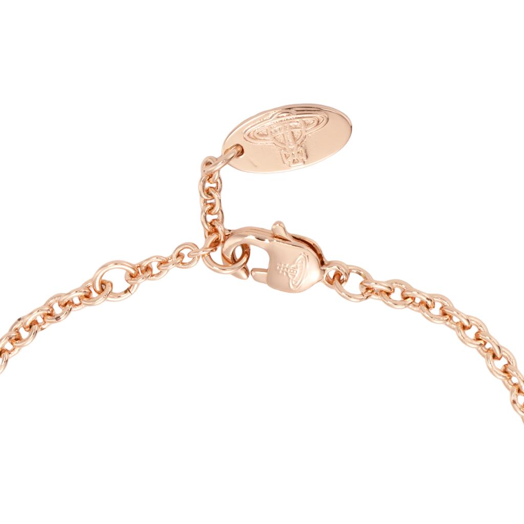 VIVIENNE WESTWOOD Mayfair Bas Relief Classic Series Studded Saturn Bracelet Women Bracelet Brass Rose-Gold 61020032G118G118MY