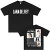 Lana Del Rey UK and Ireland Tour 2026 Tshirt Men Women Hip Hop Fashion Trend Short Sleeve T Shirts Summer Unisex Pop Streetwear