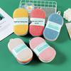 Dual-Sided Kitchen Scrub Pad: Degreasing Dishwashing Sponge for Pots and Pans.
