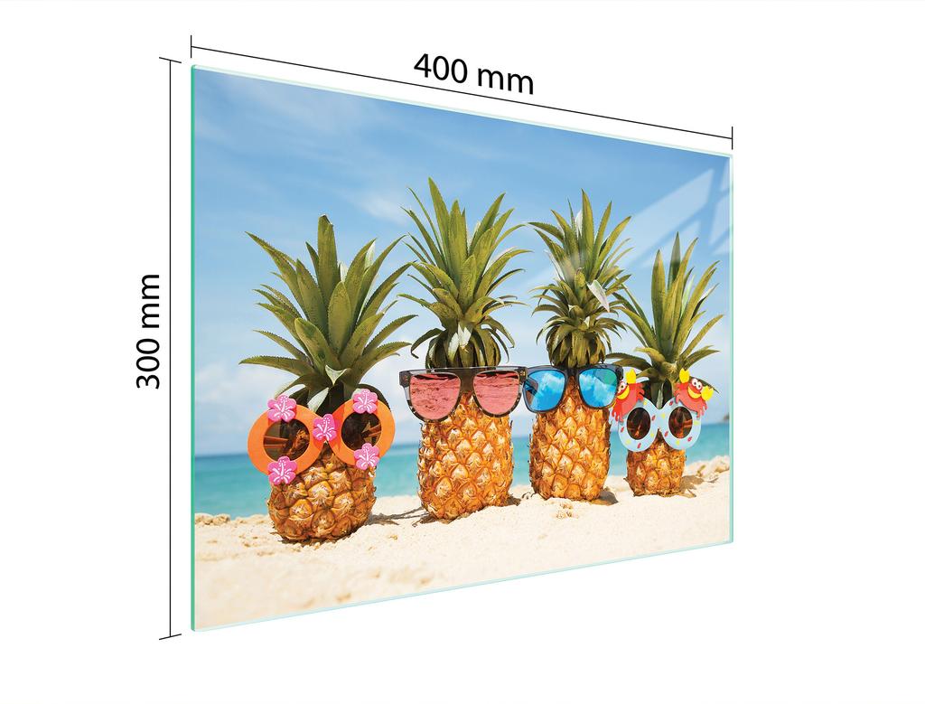 SZKLANA DESKA DO KROJENIA 40x30 ANANAS