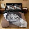 Eminem Custom Name Pattern Bedding Quilt Set Quilt Cover Pillowcase Home Gift(1 * duvet cover + 2 * pillowcase, without core)