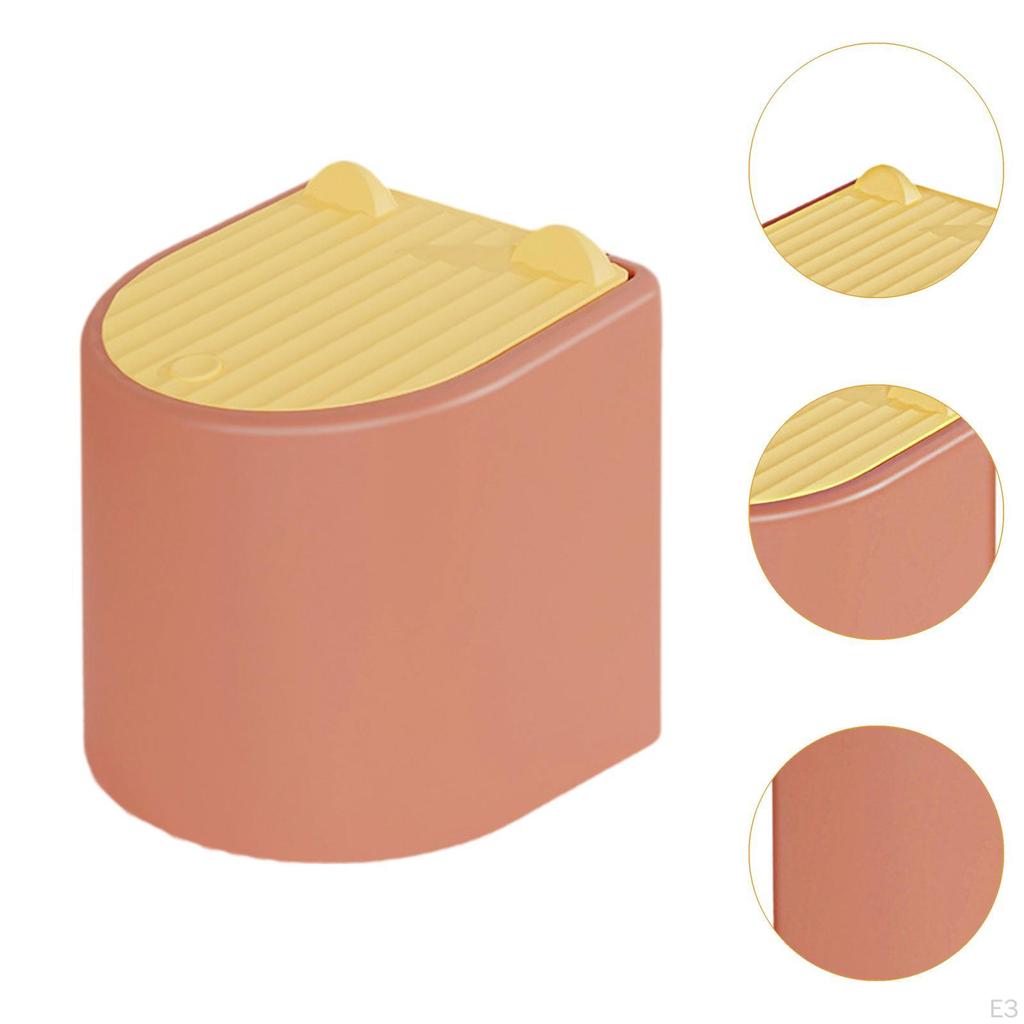 Litter Can, Push Button Cat Box for Counter, Coffee Table, Living Room And Home