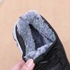 Winterverdickte Damen Peking Baumwollschuhe Lederoberfläche Wasserdicht Warm Fleecegefüttert Rutschfest Bequeme Stiefeletten