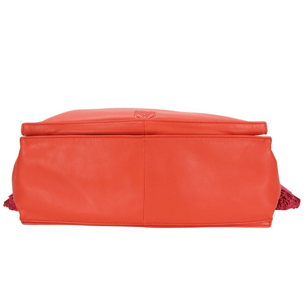 Used LOEWE Shoulder Bag flamenco Orange Shoulder