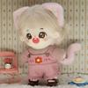 20cm Dolls Accessories Cute Plush Cat Ear Headband Hairy Tail For  Cotton Stuffed Toys Headwear Idol Dolls Hair Decor