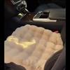 3pcs Winter Car Seat Cushion Set Soft Plush Bubble Fleece Lumbar Support Design Universal Fit for All Car Models