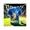 Kids #7 Soccer Jersey Unisex Football T-shirt Top Summer Fashion Print Casual Women Short Sleeve Men's Breathable Tee Shirt