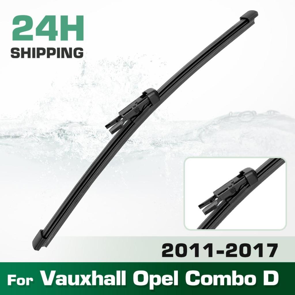 Rear Windshield Wipers Blades,Premium All-Season Wiper blades Replacement For Vauxhall Opel Combo D 2011-2017