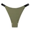 Sports European and American Seamless Underwear Women's Mid-waist Letter-printed Briefs Pure Cotton Crotch Breathable Hip-lifting Fitness Women's 