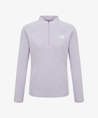 Noseupeiseu Nt7Ls03D Ascend Long Sleeve Zip Tee Lilac