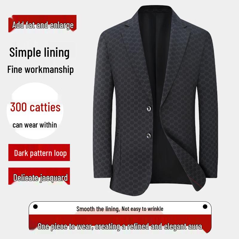 Dibinzhe Men's Business Casual Lightweight Blazer