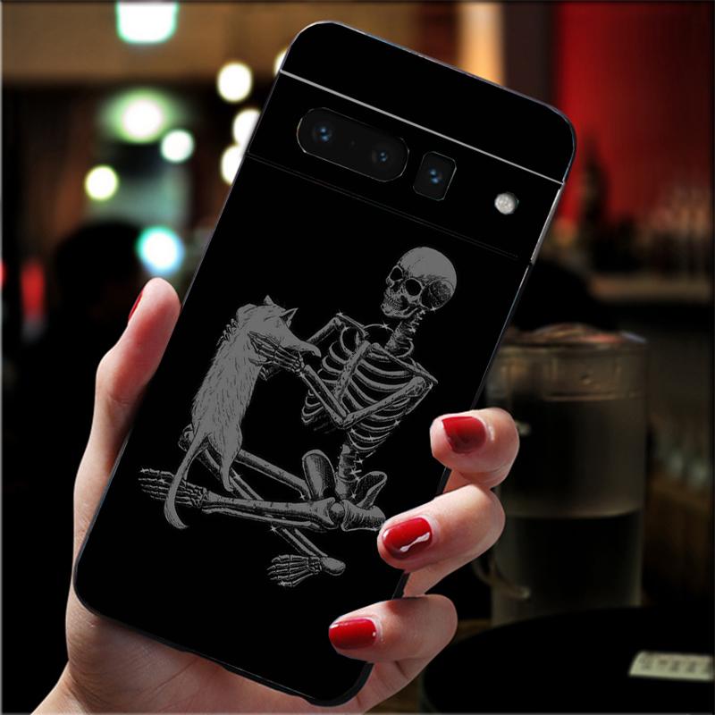 Skull Skeleton Phone Case For Google Pixel 10 9A 9 Pro XL 8 7 6 Pro Pixel 8A 7A 6A 5A 4A Pixel 8 7 6 5 4