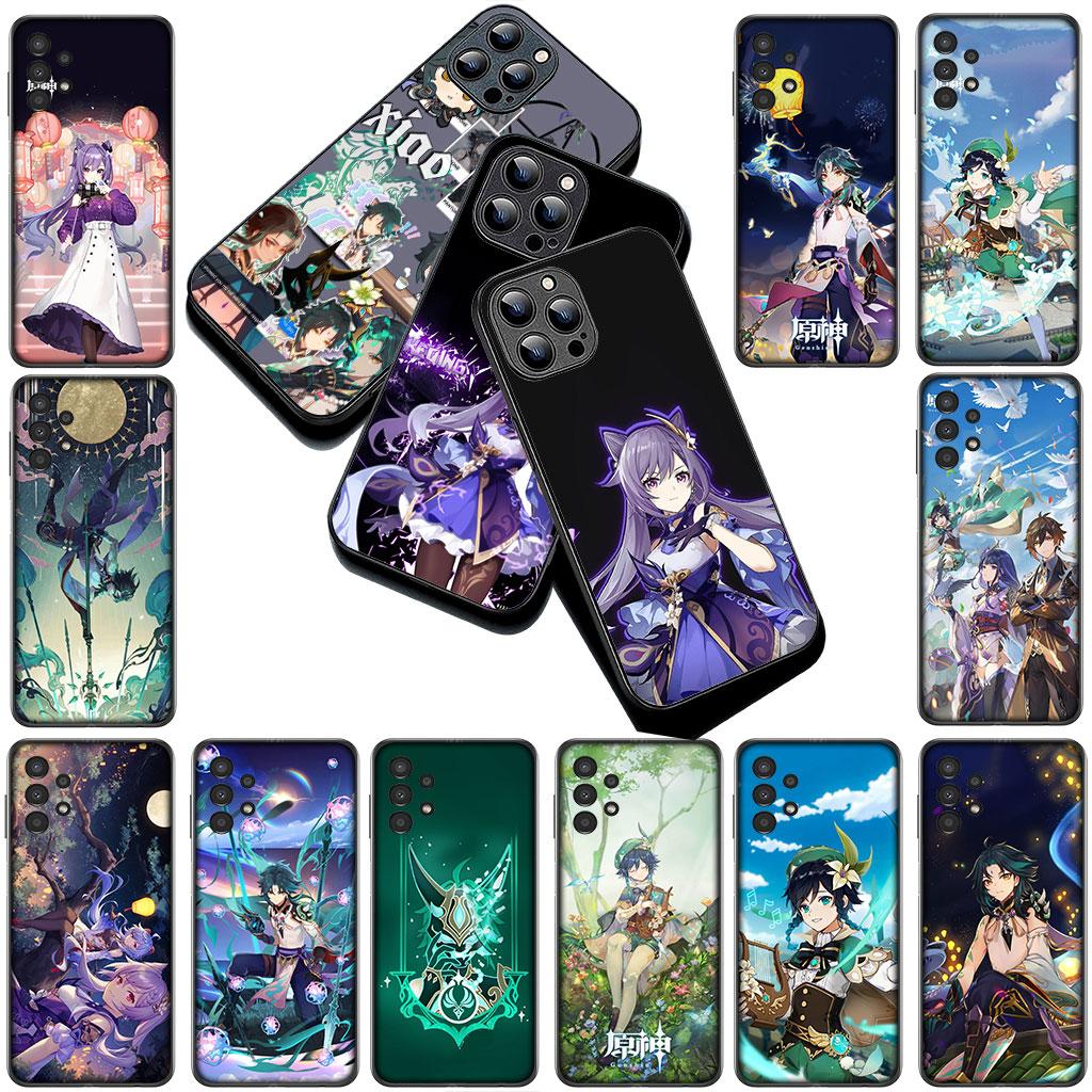 Genshin Venti Impact Xiao Keqing Phone Cover Soft Case for Xiaomi Redmi 15 15C A4 A5 9A 9C NFC Note 9 8 9T 5G Casing