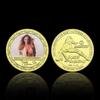 Scarlett, Famous Female Singer, Actress, Gold-plated Commemorative Coin, Star Commemorative Medal, Medal Collection Gift