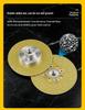 Double-Sided Diamond Angle Grinder Disc for Marble and Quartz Floor Renovation