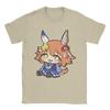 Anime Uma Musume Pretty Derby T-Shirts Men  Cool Pure Cotton Tees Crew Neck Short Sleeve T Shirts Gift Idea Clothes