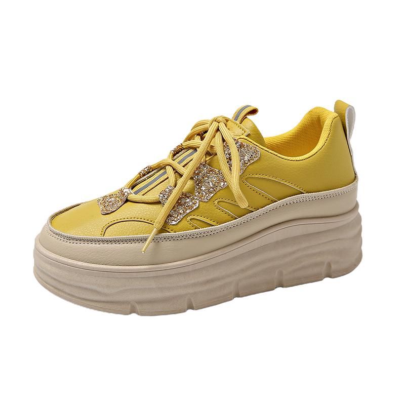 Fashion Thick Bottom Desert Color Large Size Loafers Casual Hawaiian Shoes Sneakers For Woman Sport Temis Luxus Everything Funky